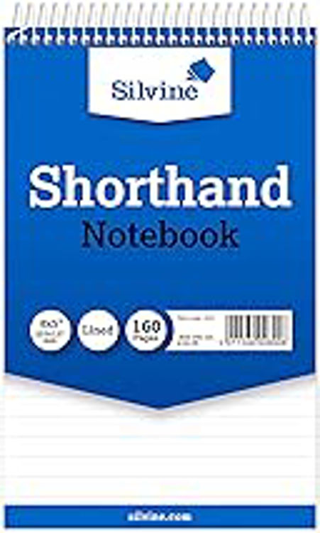 Picture of 8006-SHORTHAND WIRE BOUND 160 PAGES LINED NOTEBOOK